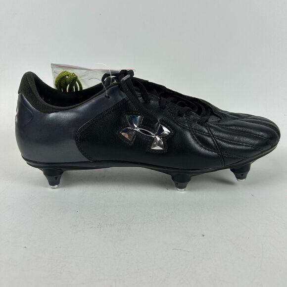 Under Armour Hydrastrike II SG Soccer Cleats Womens US 11 Black with Extra Laces - Picture 10 of 13